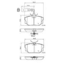 Комплект тормозных колодок (DriveTec: DPAD1541)