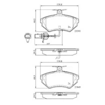 Комплект тормозных колодок (DriveTec: DPAD1631)