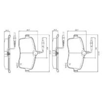 Комплект тормозных колодок (DriveTec: DPAD1890)