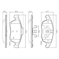 Комплект тормозных колодок (DriveTec: DPAD2101)