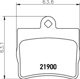 Комплект тормозных колодок (BELACO: BC1310)