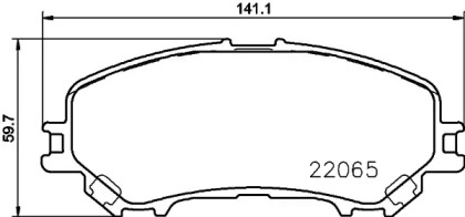 Комплект тормозных колодок (BELACO: BC4538)