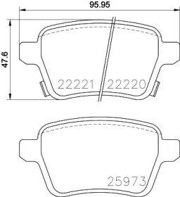 Комплект тормозных колодок (BELACO: BC4545)