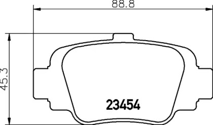 Комплект тормозных колодок (BELACO: BC992)