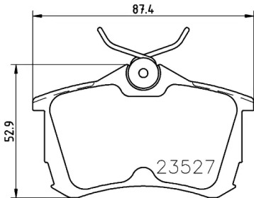 Комплект тормозных колодок (BELACO: BC1506)