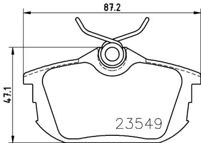 Комплект тормозных колодок (BELACO: BC1095)