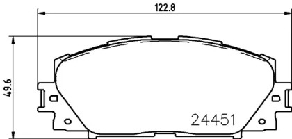 Комплект тормозных колодок (BELACO: BC4310)