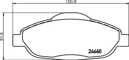 Комплект тормозных колодок (BELACO: BC4003)