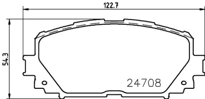 Комплект тормозных колодок (BELACO: BC4081)