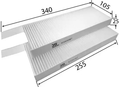 Фильтр (JS ASAKASHI: AC43002SET)