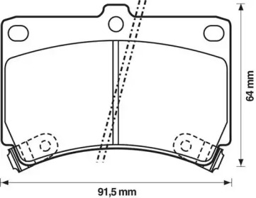 Комплект тормозных колодок (STOP: 572145S)