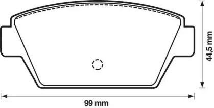 Комплект тормозных колодок (STOP: 572159S)