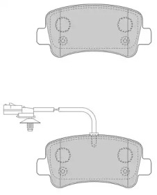 Комплект тормозных колодок (Omnicraft: 2143239)