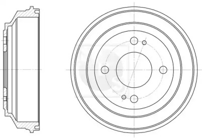 Тормозный барабан (NPS: H340A00)