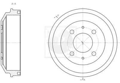 Тормозный барабан (NPS: H340I05)