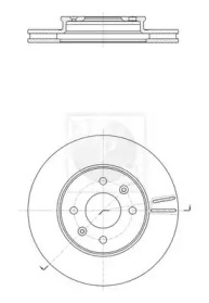 Тормозной диск (NPS: K330A31)