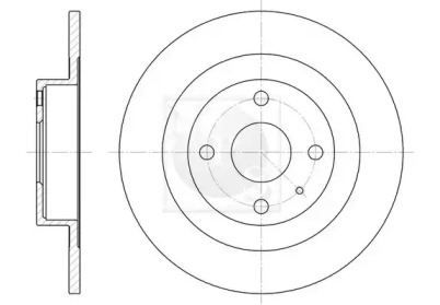 Тормозной диск (NPS: M331A22)