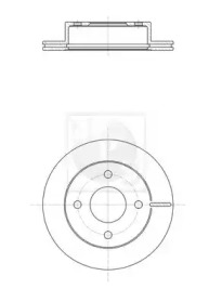 Тормозной диск (NPS: N330N59)