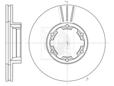 Тормозной диск (NPS: N330N96)