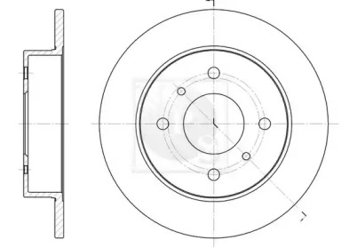 Тормозной диск (NPS: N331N22)