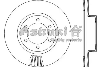 Тормозной диск (ASHUKI: 0990-6412)