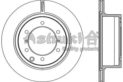 Тормозной диск (ASHUKI: 0993-2150)