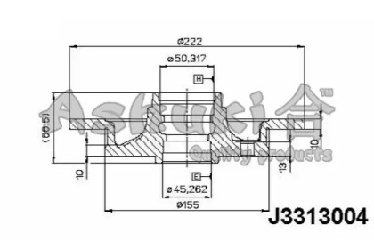 Тормозной диск (ASHUKI: 0993-4003)