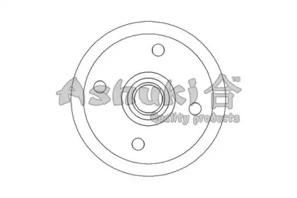 Тормозный барабан (ASHUKI: 1020-0250)