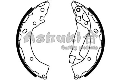 Комлект тормозных накладок (ASHUKI: 1050-3350)