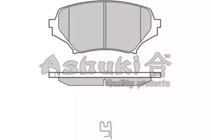 Комплект тормозных колодок (ASHUKI: 1080-8603)