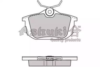 Комплект тормозных колодок (ASHUKI: 1083-2105O)