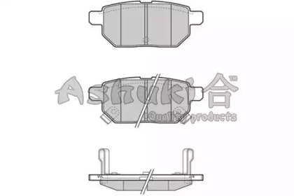 Комплект тормозных колодок (ASHUKI: 1083-4302)