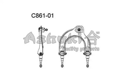 Рычаг независимой подвески колеса (ASHUKI: C861-01)
