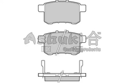 Комплект тормозных колодок (ASHUKI: H026-40)