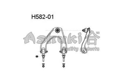 Рычаг независимой подвески колеса (ASHUKI: H582-01)