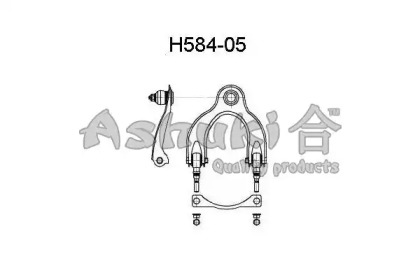 Рычаг независимой подвески колеса (ASHUKI: H584-05)