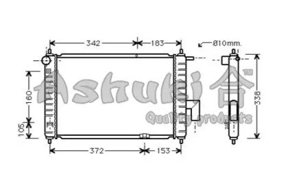 Теплообменник (ASHUKI: J207-05)