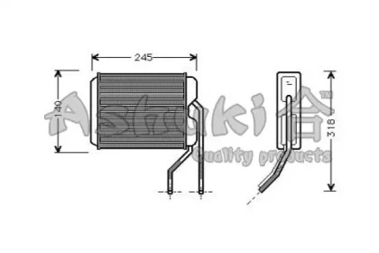 Теплообменник (ASHUKI: J214-03)