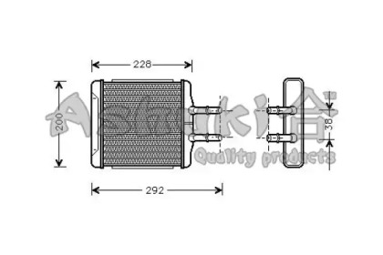 Теплообменник (ASHUKI: J214-05)