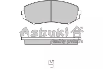 Комплект тормозных колодок (ASHUKI: K012-14)