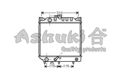 Теплообменник (ASHUKI: K453-03)