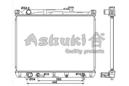 Теплообменник (ASHUKI: K454-23)