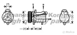 Компрессор (ASHUKI: K550-05)