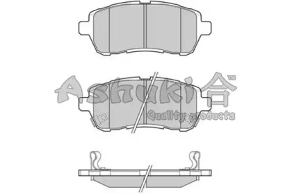 Комплект тормозных колодок (ASHUKI: M050-39)