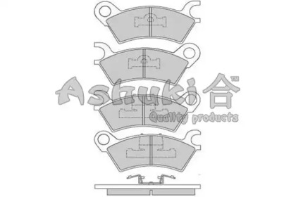 Комплект тормозных колодок (ASHUKI: M054-09)