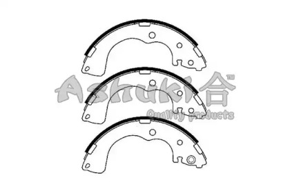 Комлект тормозных накладок (ASHUKI: M068-11)