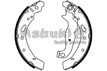 Комлект тормозных накладок (ASHUKI: M068-15)