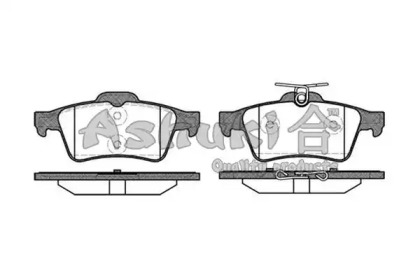 Комплект тормозных колодок (ASHUKI: M075-35)