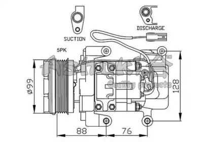 Компрессор (ASHUKI: M550-43)