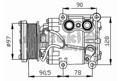 Компрессор (ASHUKI: M550-76)